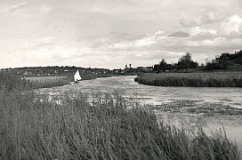 Segelpartie auf der alten Brenz