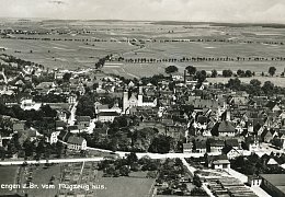 Luftaufnahme Burgstraße nach Osten