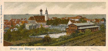 Panorama vom Schießberg Richtung Südwesten von 1902