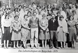 Gruppenfoto Lehrerkollegium Bergschule