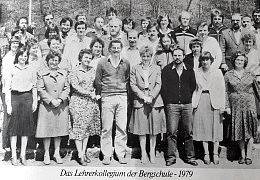 Gruppenfoto Lehrerkollegium Bergschule