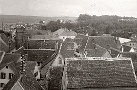 Blick vom neuen Postturm zum Schießberg