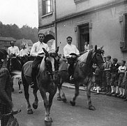 Reiter in der Eberhardstraße