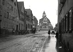 Obere Marktstraße im Winter 1914