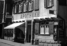 Stadtapotheke Goppelt in den 1950ern