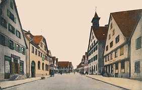 Marktstraße noch ohne die neue-alte Post