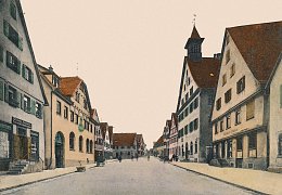 Marktstraße noch ohne die neue-alte Post