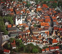 Luftaufnahme Tanzlaube bis Filzfabrik