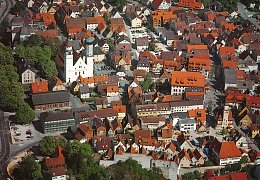 Luftaufnahme Tanzlaube bis Filzfabrik