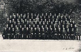 Große Gruppenaufnahme von 1935